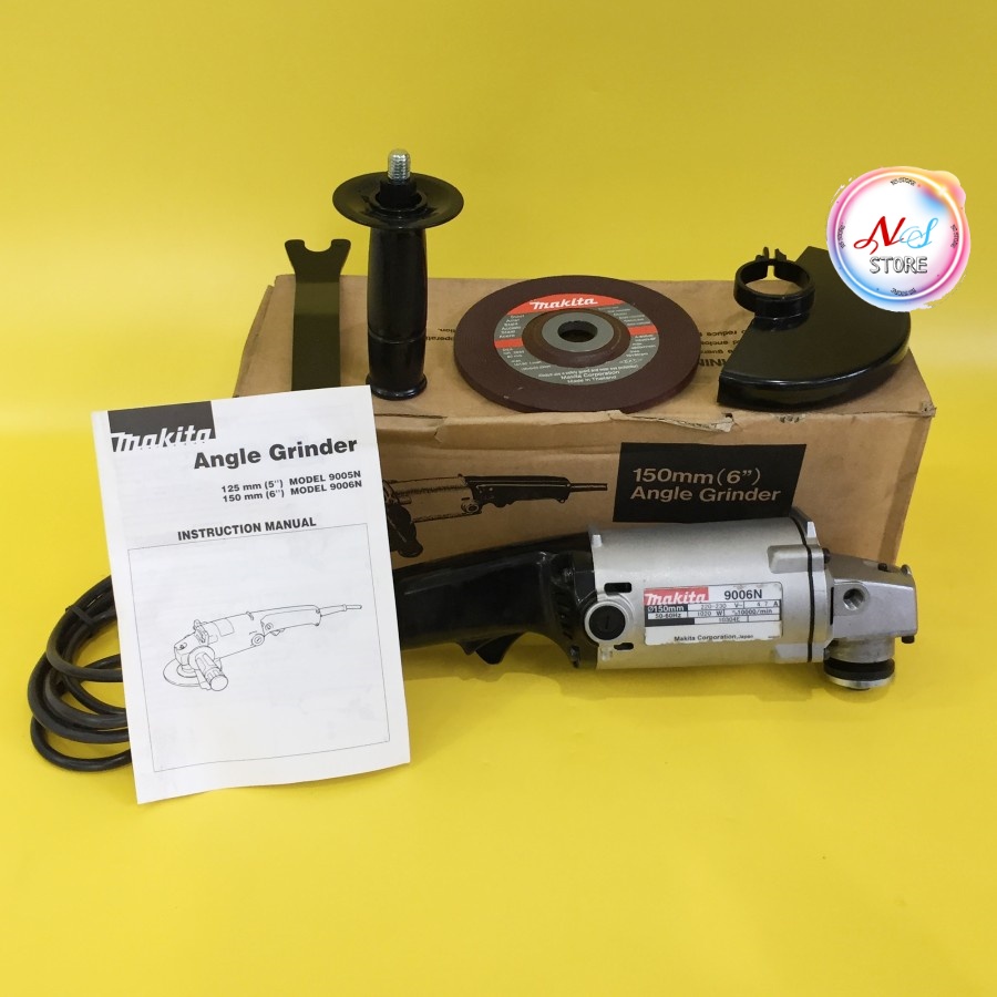 Mesin Gerinda Tangan 6" Angle Grinder 9006 N MAKITA