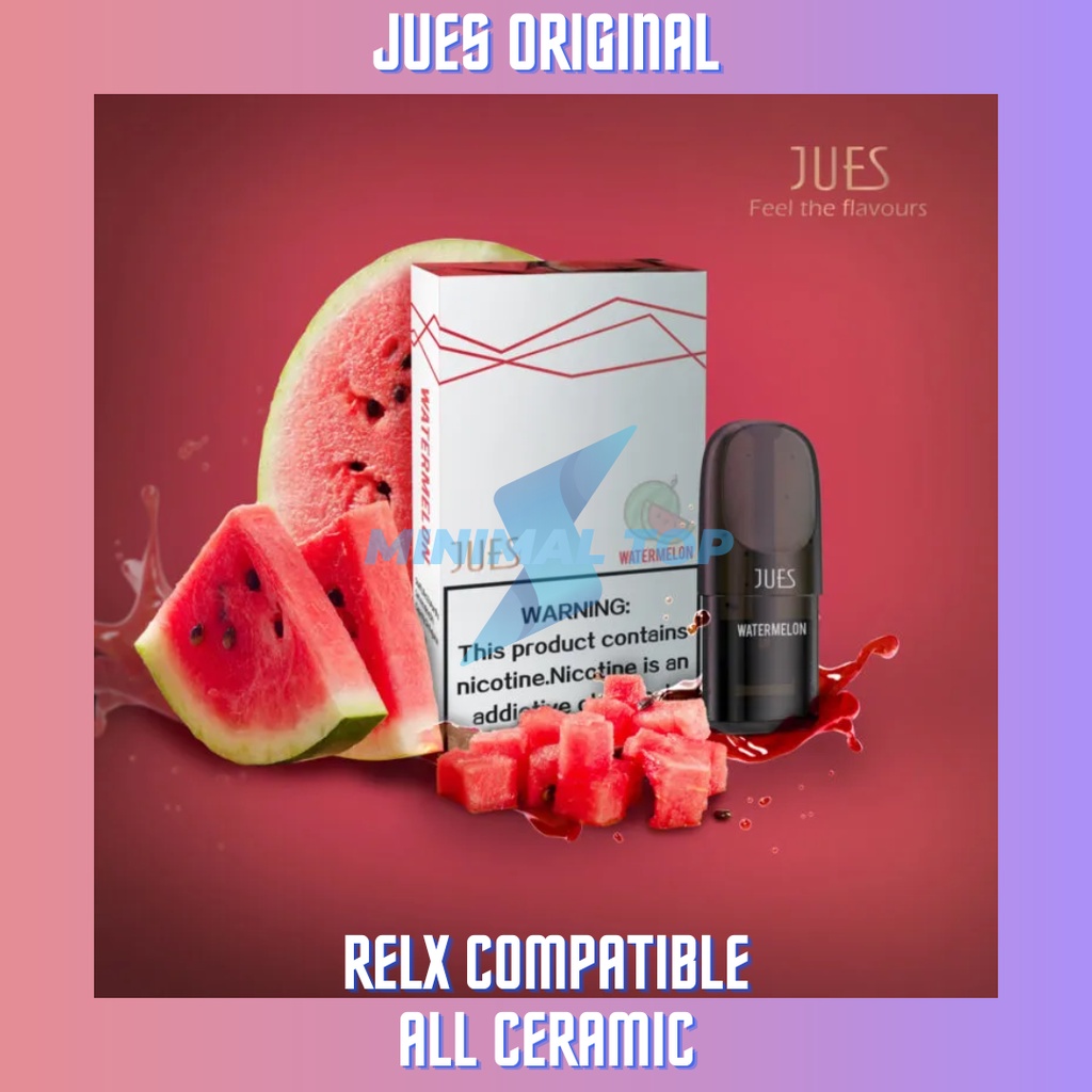 JUES Pods Pro Watermelon atau Semangka (Cocok dengan Relx Infinity Essential Phantom)