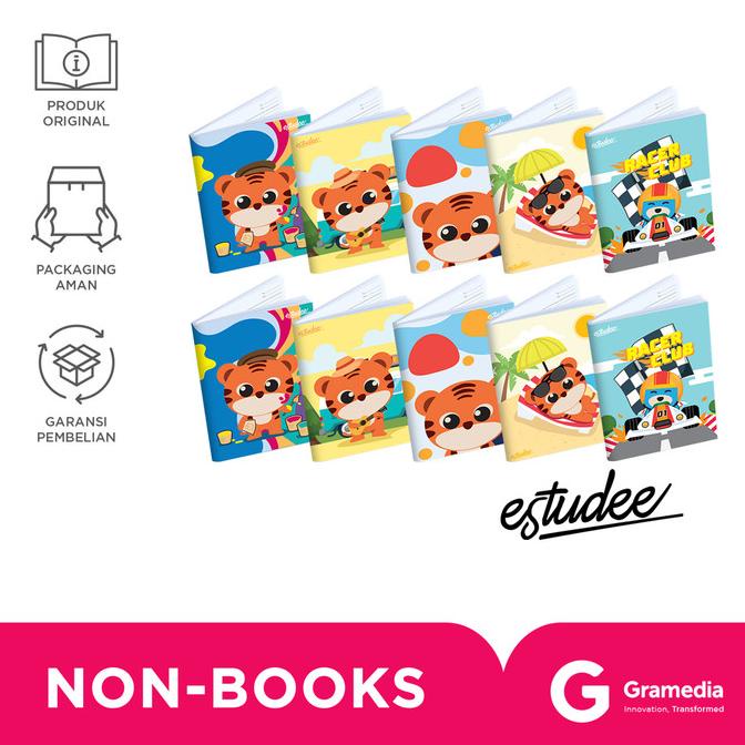 

Estudee E Buku Tulis Kwarto 38 Animal Isi 10 gram33 Ayo Beli