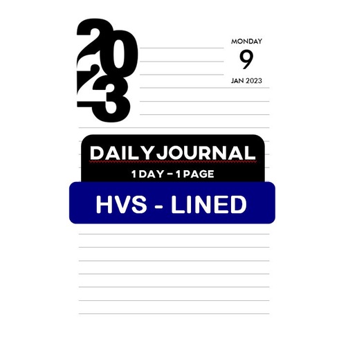 

DAILY JOURNAL 2023 1D1P LOOSE LEAF A5 B5 A4 PLANNER NOTEBOOK NOTEPAD
