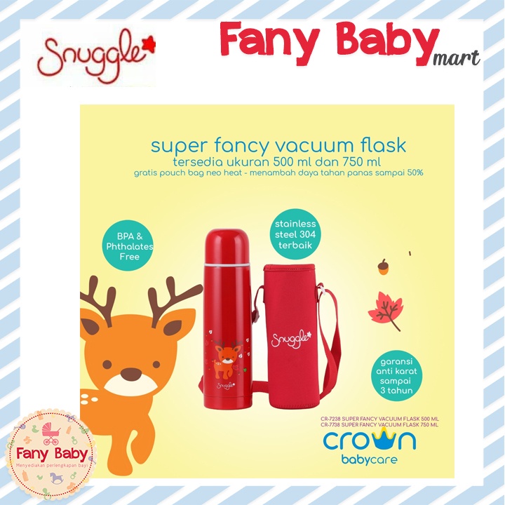 SNUGGLE BY CROWN VACUUM FLASK 750ML / CR7638