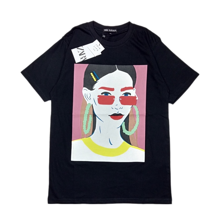 TSHIRT OVERSIZE ZARA PRINTED