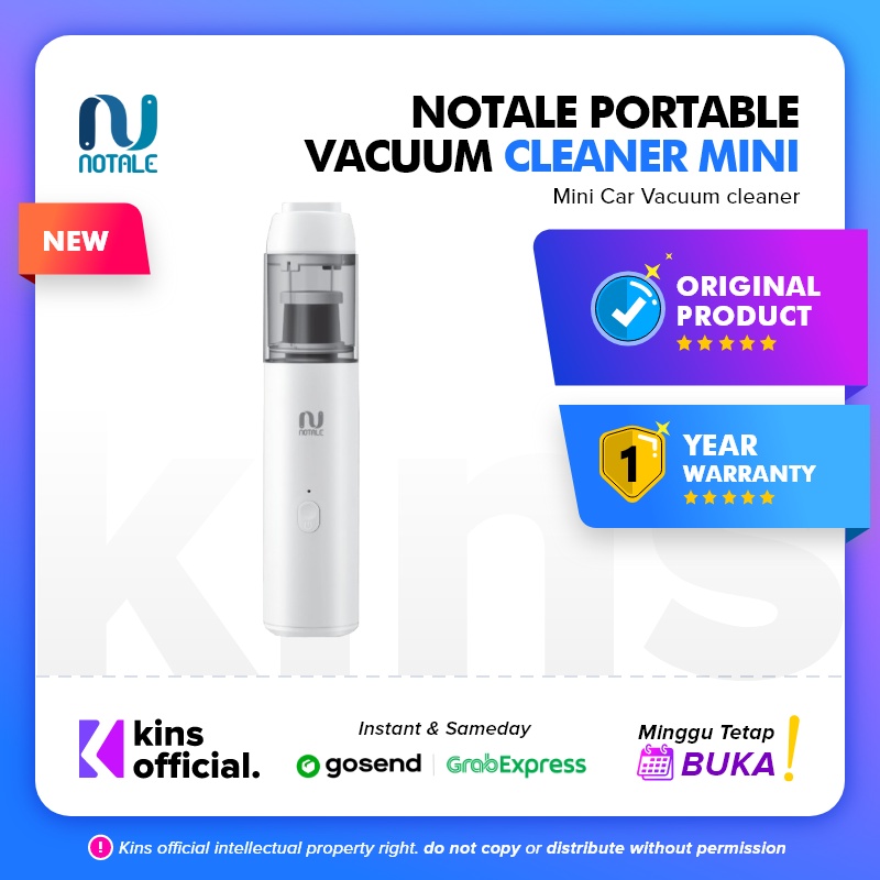 Notale Vacuum Cleaner Mini Portable 2in1 Car Wireless