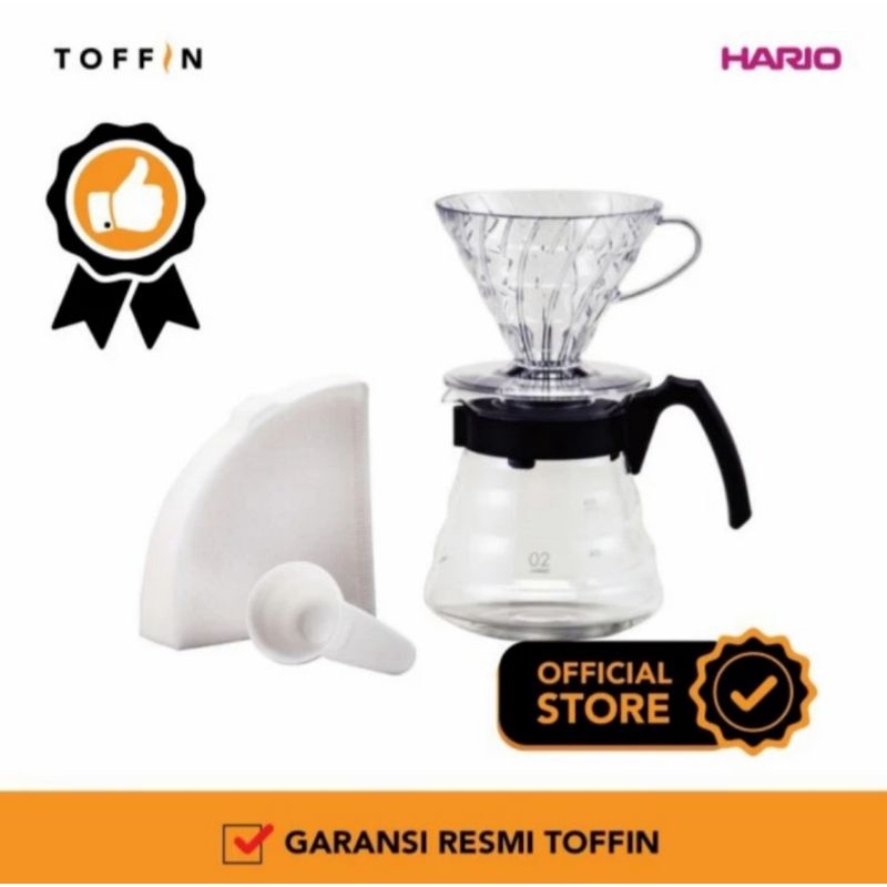 Hario V60 Craft Coffee Maker Set Black VCND--02B-EX