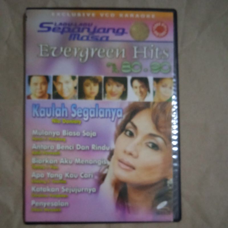 VCD Karaoke Lagu lagu sepanjang masa Evergreen Hits 80 - 90