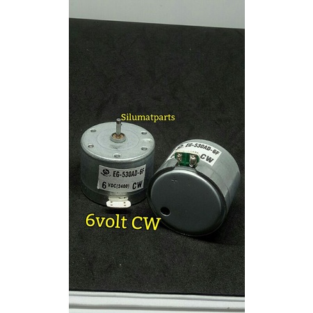 Motor DC 6V (2400 RPM) CW / CCW Dinamo tape 6v cw ccw 2pin