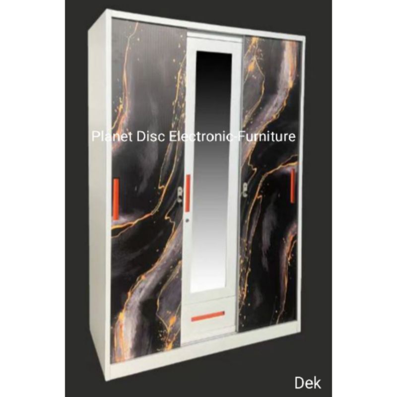 Lemari Baju lemari pakaian sliding 120cm lemari anti rayap lemari tahan banjir promo murah