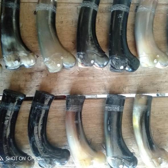 Termurah Gagang golok bedog tanduk ukir manuk