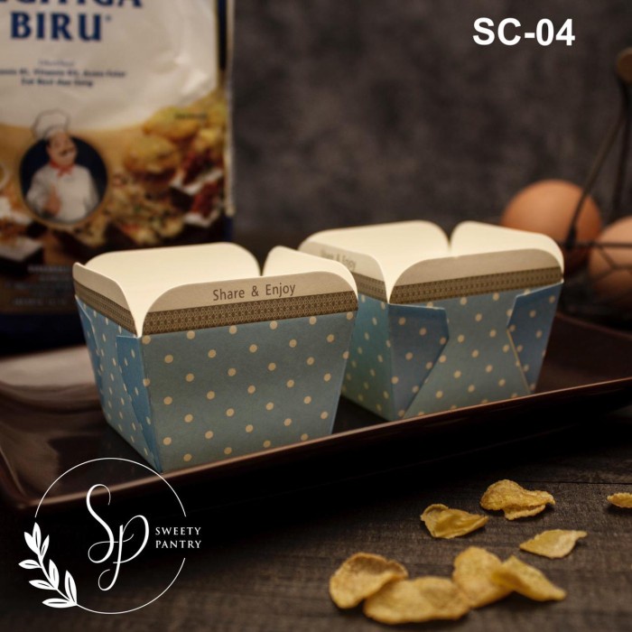 Noodle Maker Cupcake Kotak Square / Cup Hokkaido Chiffon Cupcakes