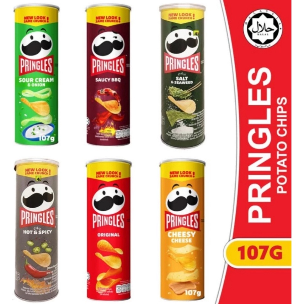 

Pringles Potato Chips All Variant /Keripik Kentang 107 gr