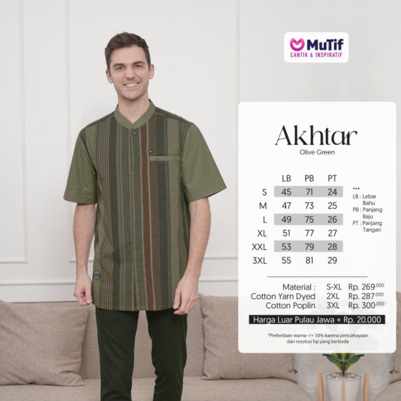 SARIMBIT MUTIF AKHTARINA OLIVE GREEN 2023 GAMIS AKHTARINA KOKO AKHTAR