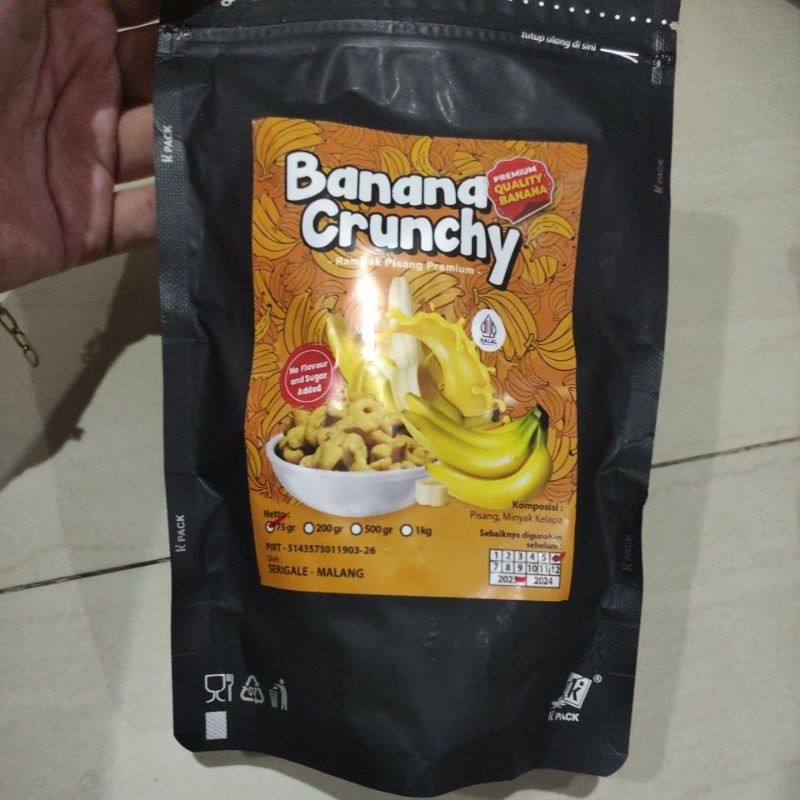 

Banana crunchy rambak pisang 75 gram