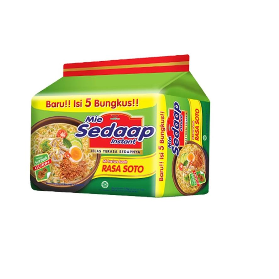

Terdepan SEDAAP Mie Instan Soto Isi 5 Bag 75GR