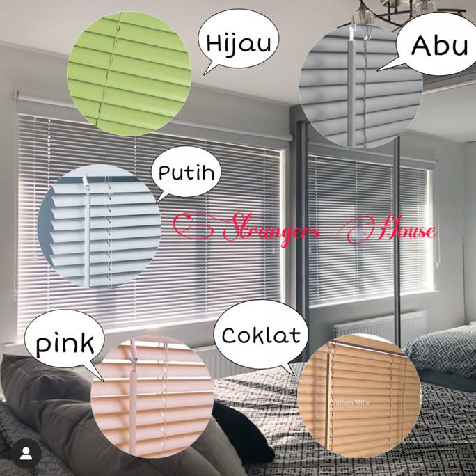 BISA COD PVC Blind Venetian Gorden PVC Tirai PVC pvc roll Anti Silau /GORDEN JENDELA/GORDEN PINTU/GO