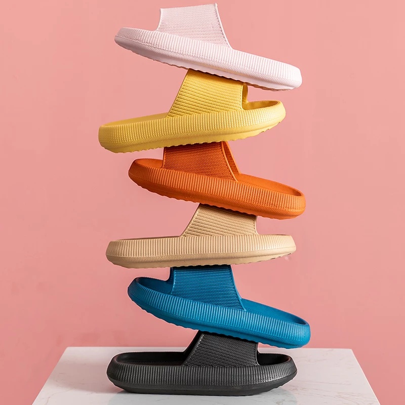 Sandal Karet Wanita EF12 Selop Polos Korean Style High Quality / Sandal Slip On Empuk Real Pict ACC