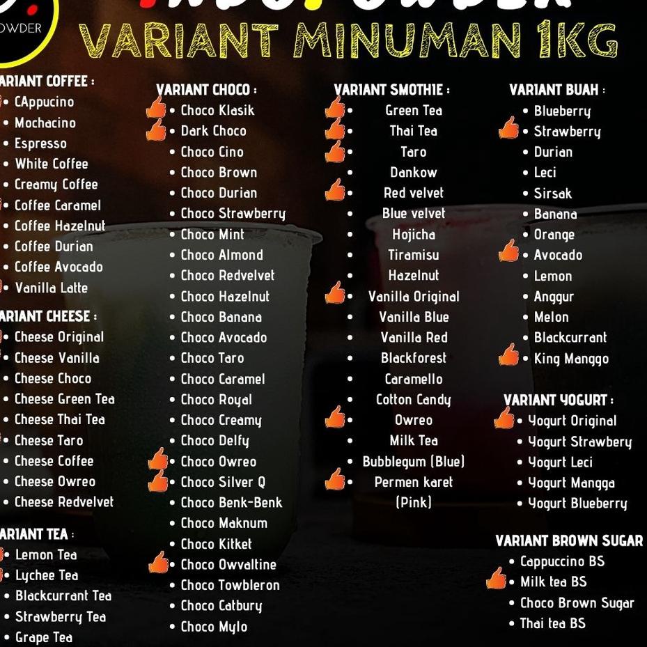 

King Mango Powder1 Kg / Bubuk Minuman Mangga / Manggo Booster / Thai Mango / Bubuk Mangga 1Kg