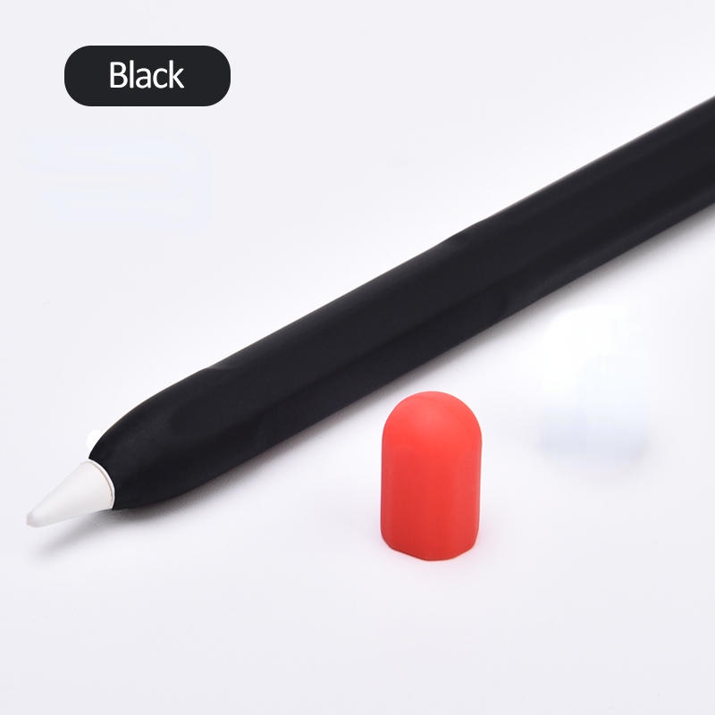 Case Untuk Apple Pensil 2warna Permen Tablet Touch Stylus Pen Cover Pelindung Pouch Portable Soft Silicon Case