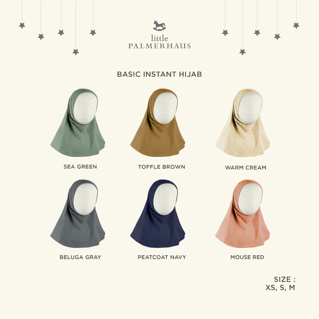 LITTLE PALMERHAUS INSTANT HIJAB JILBAB BAYI ANAK PEREMPUAN