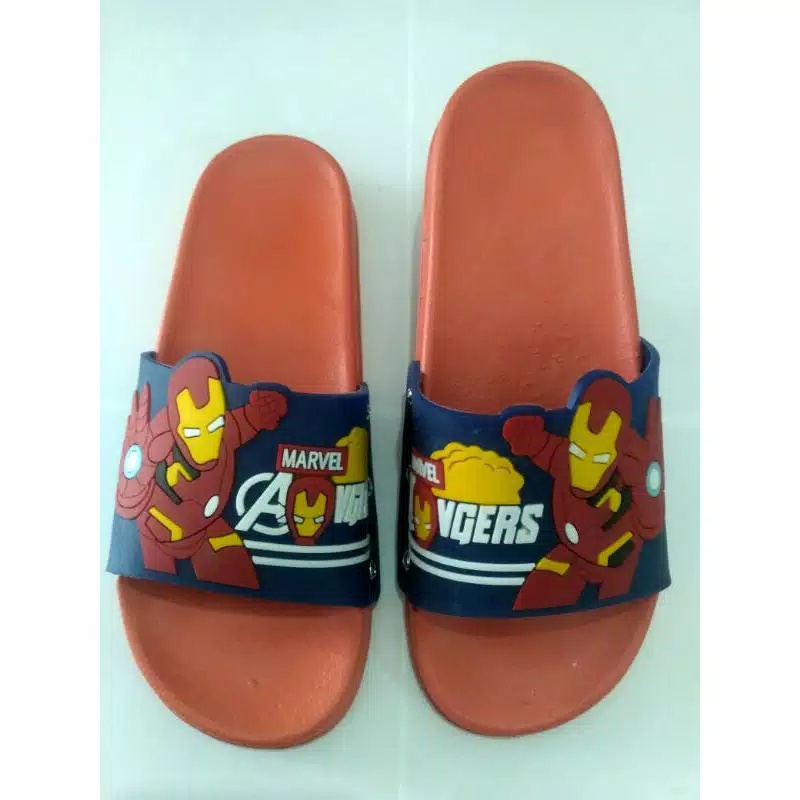 RS- Sendal karakter Avengers Ironman Size 31-35