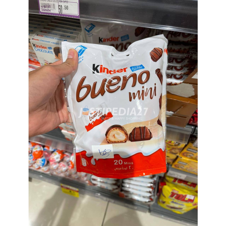 

Kinder Bueno Milk & Hazelnut Chocolates 20 Minis (108g)