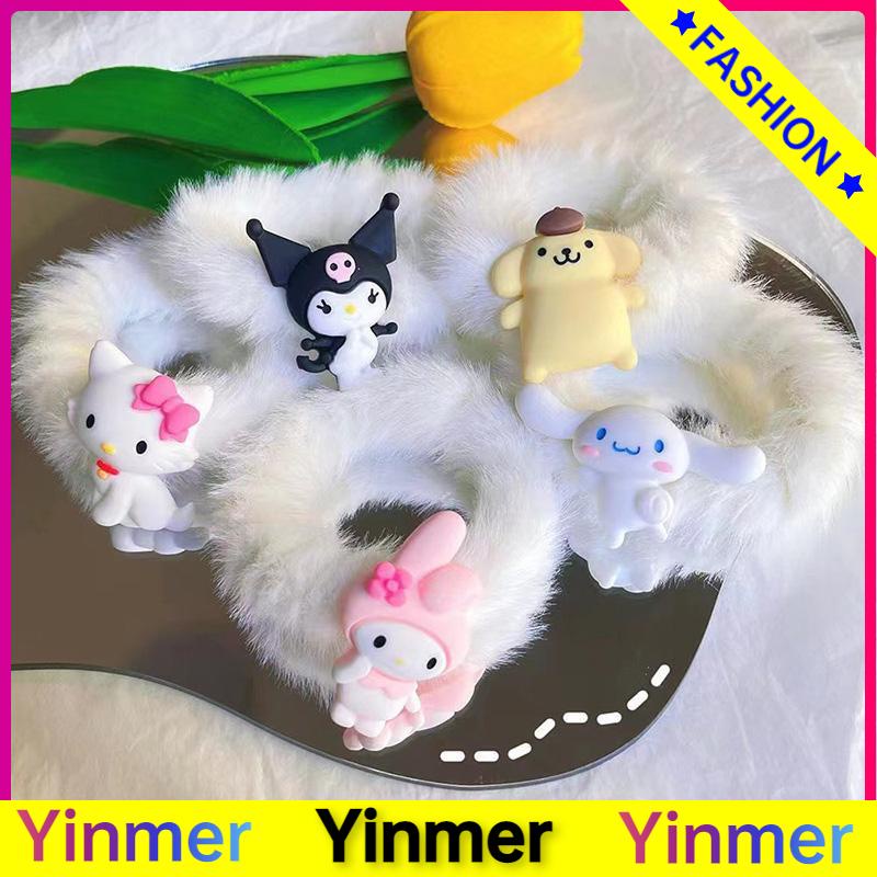 COD✨ Sanrio cute plush hair band aksesoris fashion Korea perempuan-Yinmer