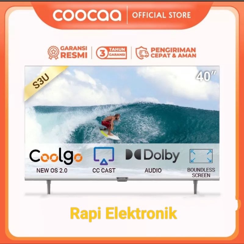 Smart Tv Coocaa 32inch Digital Tv Garansi Resmi