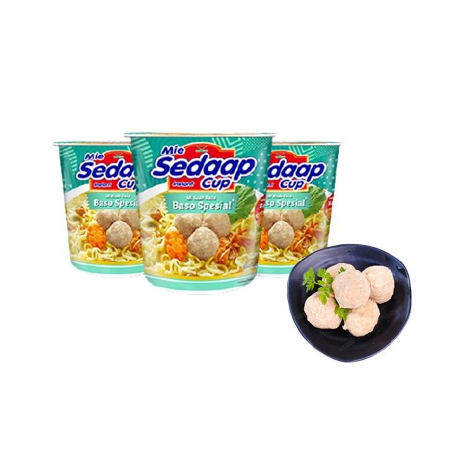 

ㅪ Mie Sedaap Bakso Spesial Cup 77 gr x 3 め