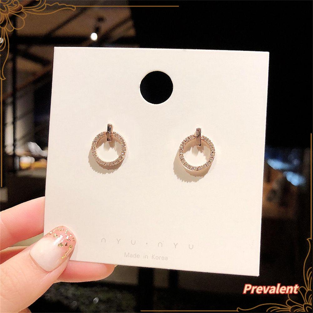 Preva Anting Stud Earrings Temperamen Anting Pendek Kecil Ear Studs