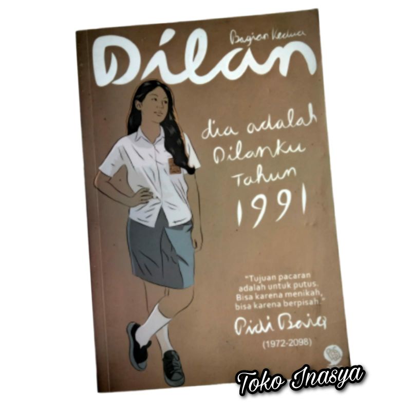 Jual Novel Dilan Dia Adalah Dilanku Tahun 1991 By Pidi Baiq Original Second Shopee Indonesia 1570