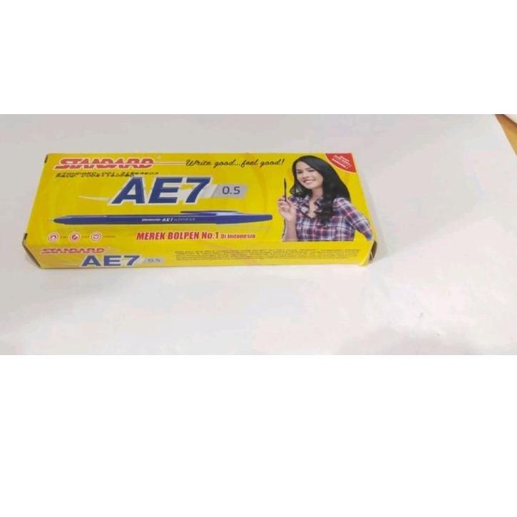 

[PRODUK CMM77] Pulpen Standard AE7 0.5mm ( 1pak/12pcs ) MBJ