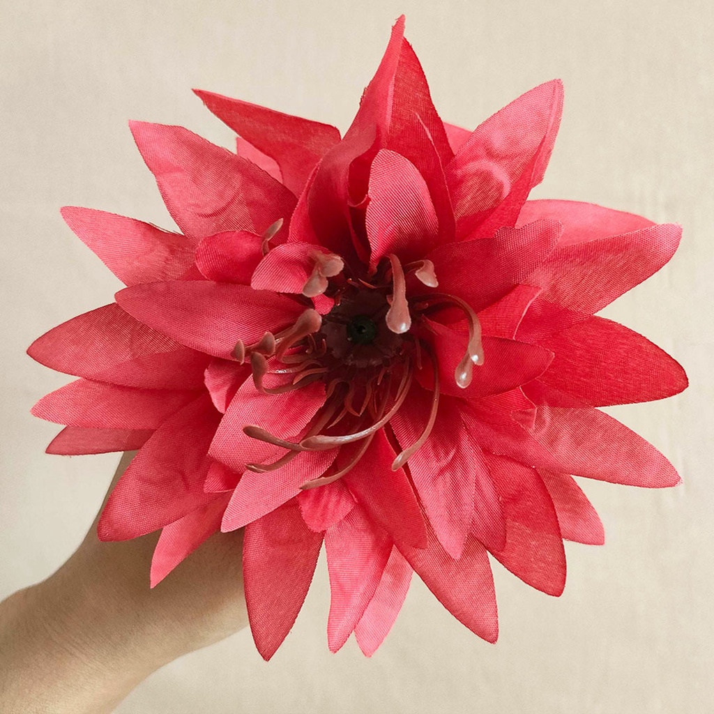 Artificial Flower 14cm Jumbo Spider mum Flower Bunga Palsu Plastik Buket Rumah