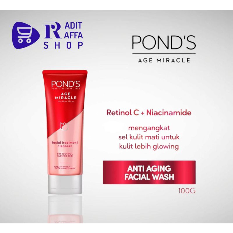 Ponds Age Miracle Facial Foam 100gr