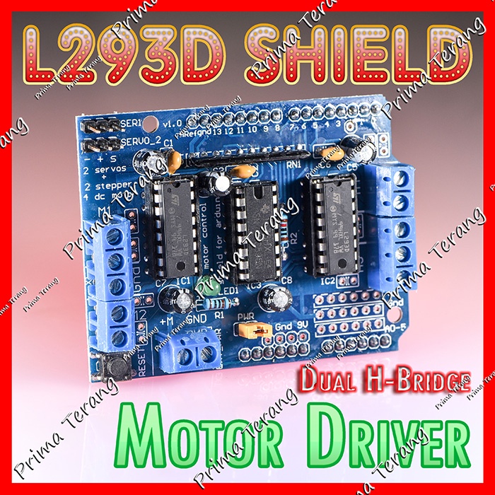 Jual L293D Shield Motor Driver L293 Arduino 293 Shopee Indonesia