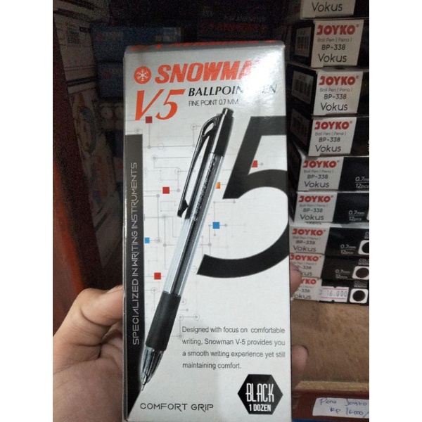 

(12pcs) Pena snowman V5