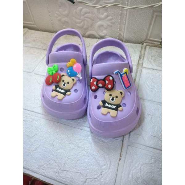 Sandal fuji anak perempuan terbaru jibtz jelly Eva import 805 ne fashion