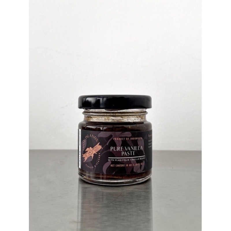 THOU ISLANDS Vanilla Paste - 240 gr / Vanilla Paste (Non Alcohol) / Pasta Vanilla (Non Alkohol) / Va