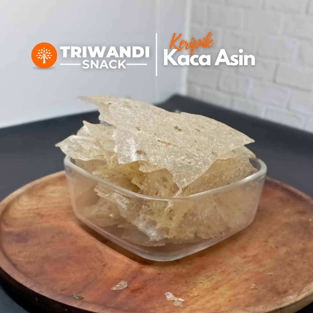 

Kaca Asin Daun Jeruk 100 - 250 gr TRIWANDI SNACK oleh oleh bandung