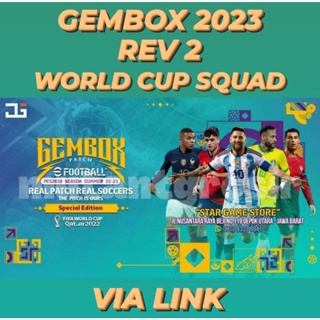 PES GEMBOX 2023 REV 2 World Cup Qatar Update Squad AIO & Sologamez