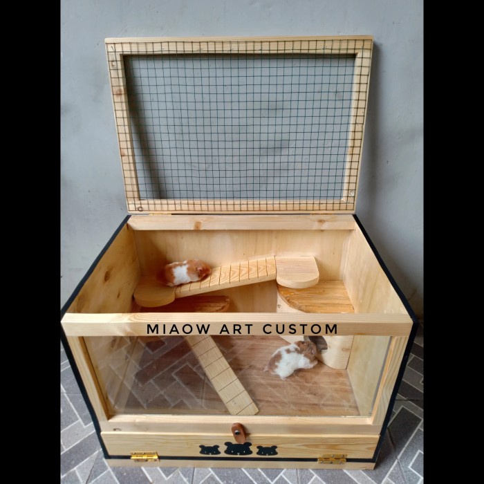 HAMSTER CAGE KANDANG HAMSTER KAYU