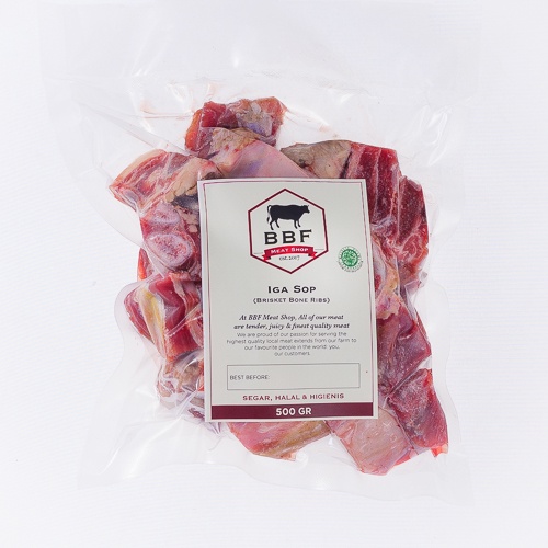 

Iga Sop ( Brisket Bones Ribs) Kemasan 500gr