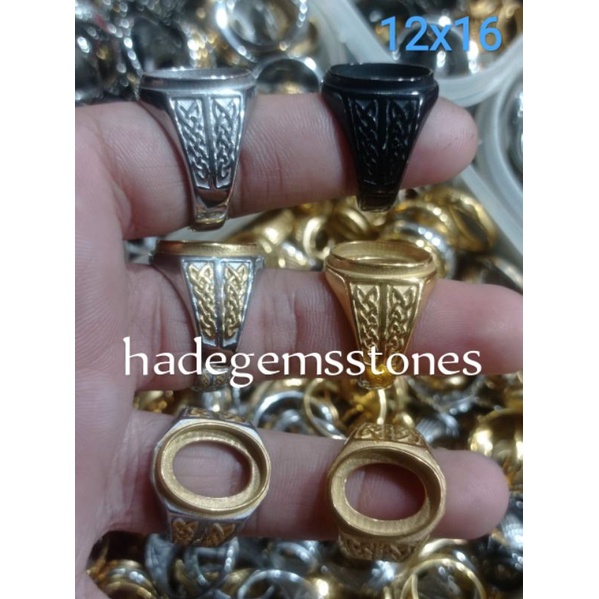 ring emban titanium super kualitas dim 12x16