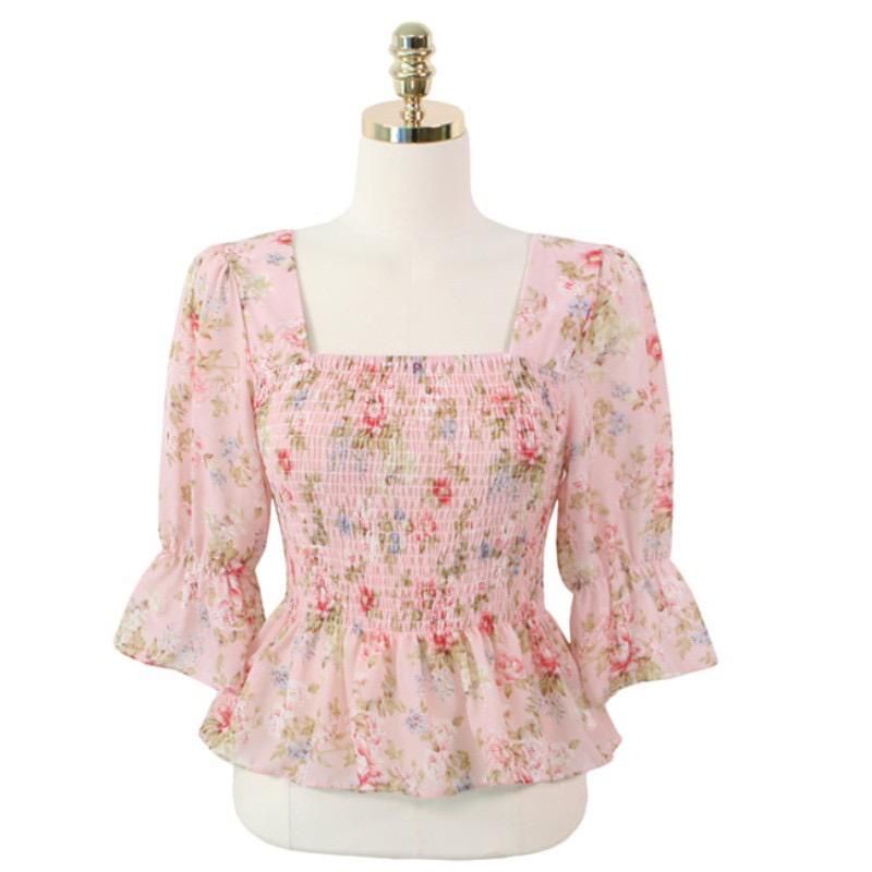 Chuya Babydoll Smock Sweet Top