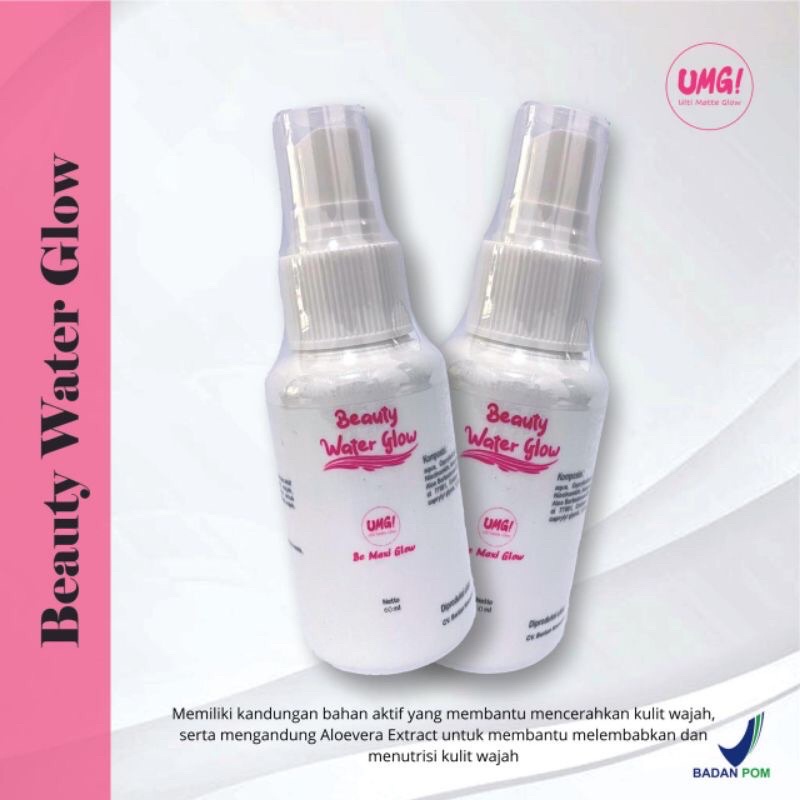 UMG beauty water glow ulti matte glow