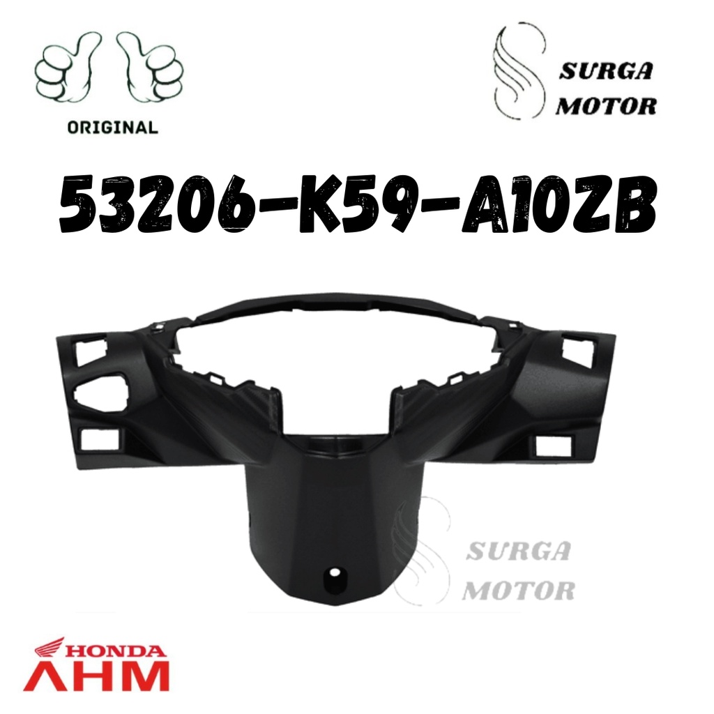 COVER BODY HANDLE RR REAR BATOK BELAKANG SPEDO SPEEDO METER SPEEDOMETER KEMUDI VARIO 150 ESP K59 201