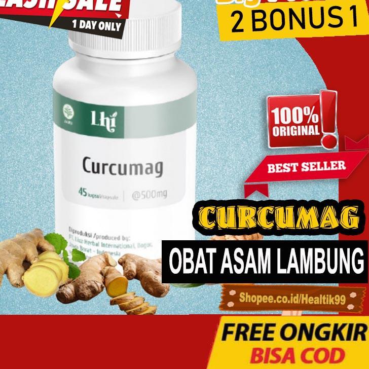 

COD✔️Obat Maag - Curcumag Asli Untuk Obat Lambung Dan Usus - Curcumag Original Herbal Alami 2 Bonus 1|RA3