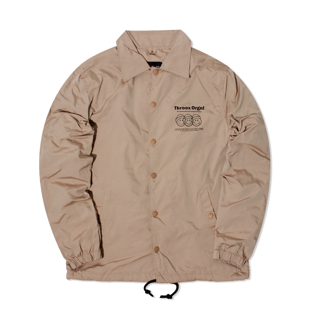 Throoxoriginal Coach Jaket Coklat Marion Brown || Coach Jacket Throox
