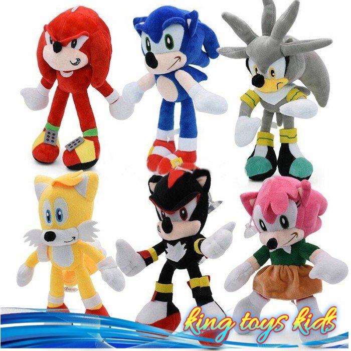 new / Kado mainan anak Boneka sonic the hedgehog / Boneka sonic - GREY