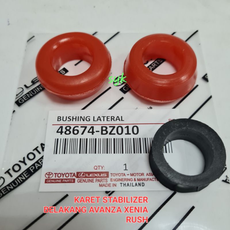 KARET STABILIZER KARET LATERAL TOYOTA AVANZA XENIA RUSH 48674-BZ010