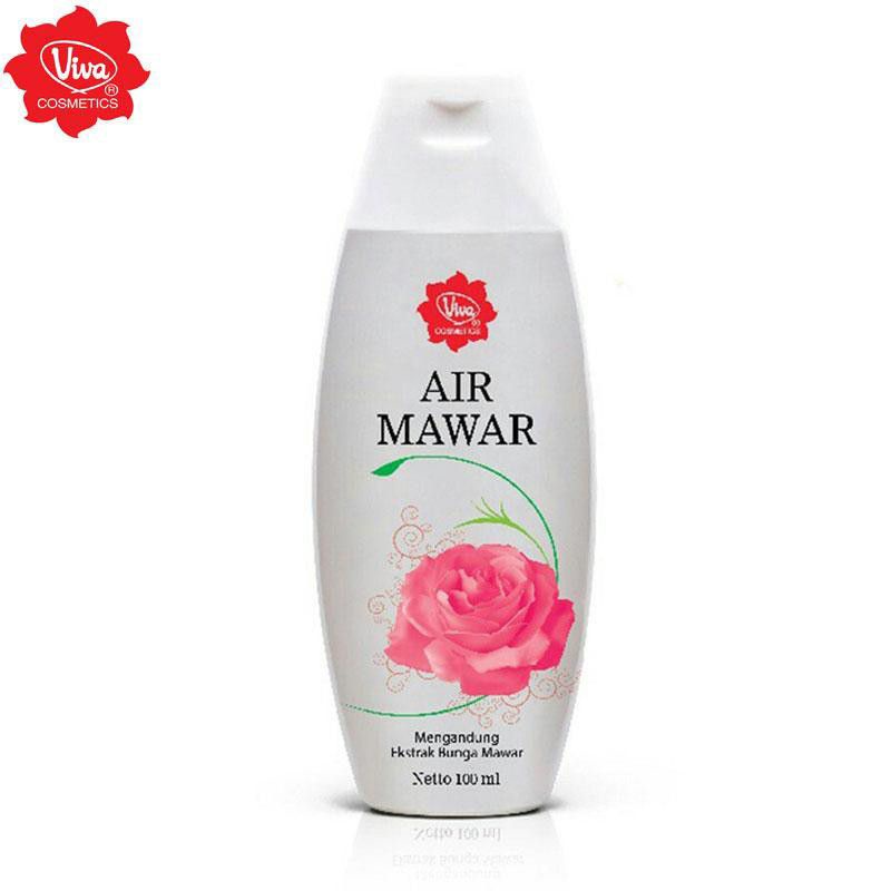 Viva Cosmetic - Air Mawar 100ml Rose Water - Toner - Penyegar Wajah - Pembersih Muka