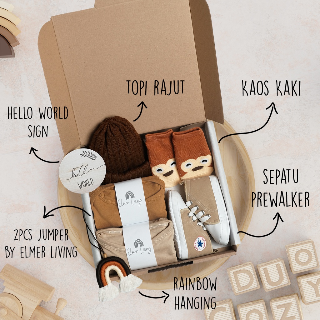 NEW!!! Elmer Living Hampers Bayi Best Seller | Kado Lahiran Bayi | Exclusive Baby Giftset
